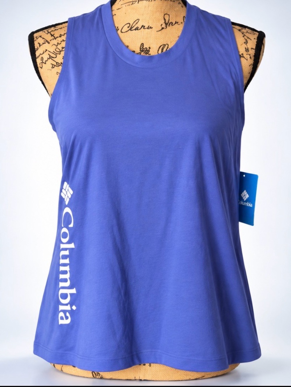 NWT Columbia North Cascades Womens Purple Lotus Graphic Tank Top Size Medium
